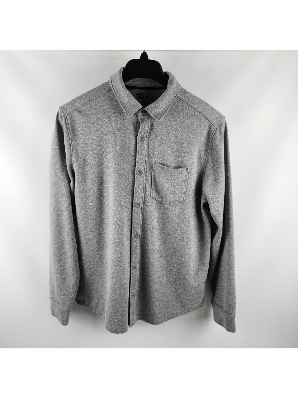 VRST Shirt Mens Medium Gray L/S Limitless Performance Button Up MAX200383